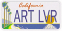 California license plate