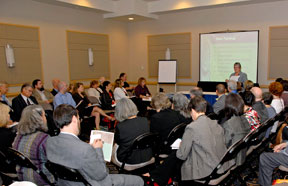 Briefing sessions, workshops, and peer group sessions filled participants' agendas and offered opportunities for learning, idea exchange, and connection.